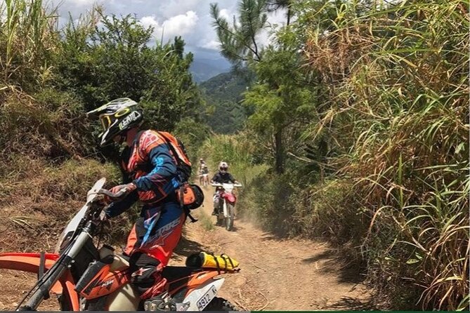 Dirt Bike Tours - Riding past old coffee plantations