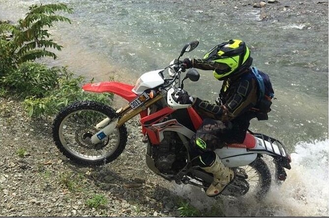 Dirt Bike Tours - Cooling off in rivers and waterfalls