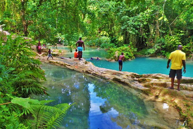 Dunn's River and Blue Hole with lunch combo from Montego Bay - Jerk lunch in Ocho Rios