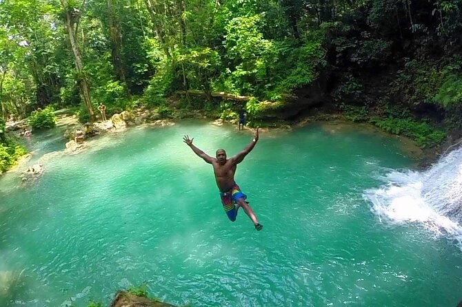 Dunn's River Falls and Blue Hole Adventure from Montego Bay Ja - Two Jamaican water stops in one short outing
