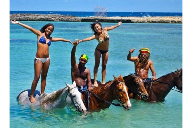Dunn's River Falls and Horse Back Riding Excursion - Horseback riding through St. Anns Bay