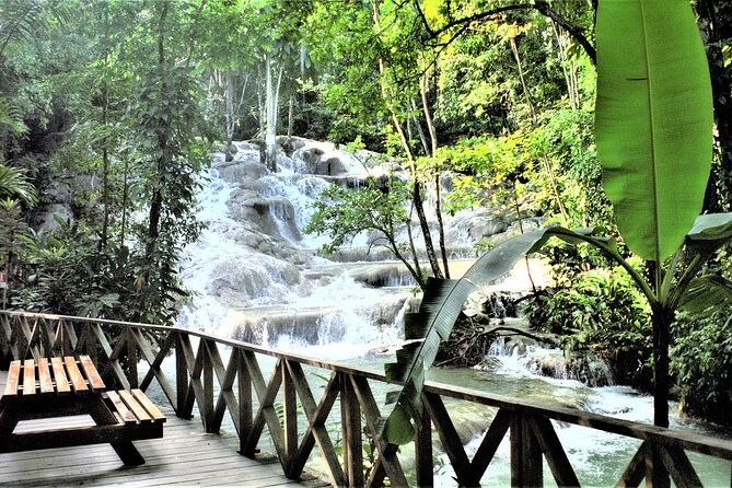 Dunn's River Falls and Ocho Rios Shopping Tour from Runaway Bay - Climbing the falls is active, social, and family-friendly