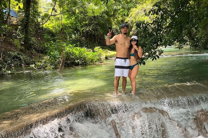 Dunn's River Falls & Blue Hole Tour from Montego Bay - Scotchies Drax Hall for jerk food