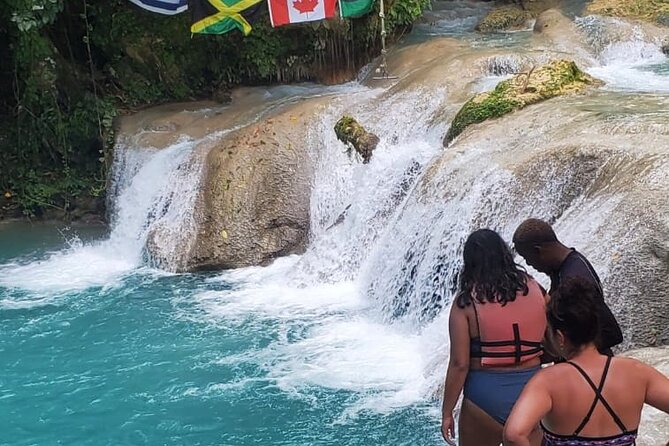 Dunns River Falls & Blue Hole Combo from Montego Bay with Pick Up - The coastal road gives the day local context