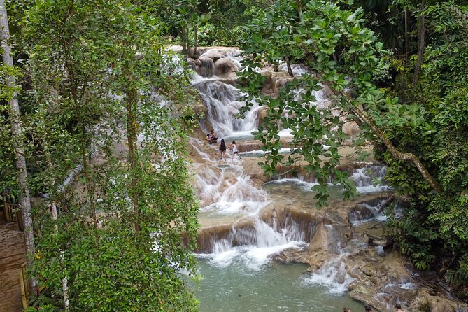 Dunns River Falls, Rafting, Zipline & Horseback from Montego Bay - A real Jamaican lunch at Scotchies Drax Hall