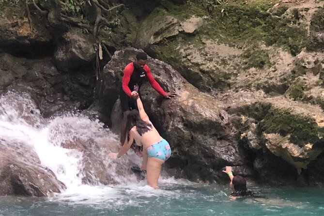 Explore Montego Bay Jamaica to Blue Hole/Secret Falls River Tour - A private minivan changes the feel of the day