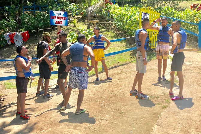 Explore Montego bay Jamaica toMartha Brae Rafting &Blue Hole Tour - A quiet start on the Martha Brae River
