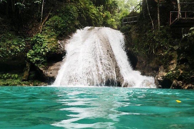 "Explore Scenic Tropical Waterfalls at Blue Hole" - Pickup from three Jamaican resort areas