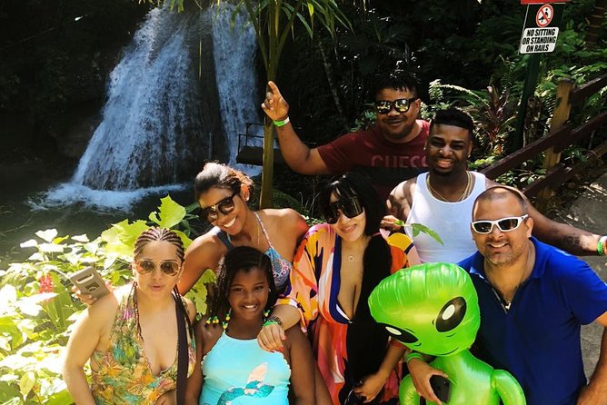 "Explore Scenic Tropical Waterfalls at Blue Hole" - What happens at the waterfall stop