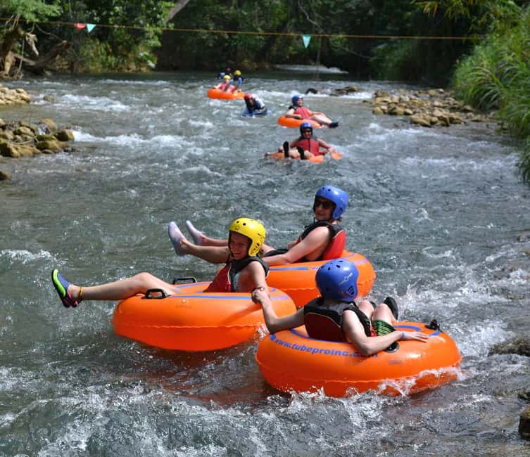 Falmouth: Jungle River Tubing & Bamboo Beach Club VIP Access - What the tubing is really like
