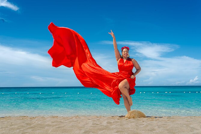 Flying Dress Photoshoot at Doctors Cave Beach Montego Bay Jamaica - Key points to know