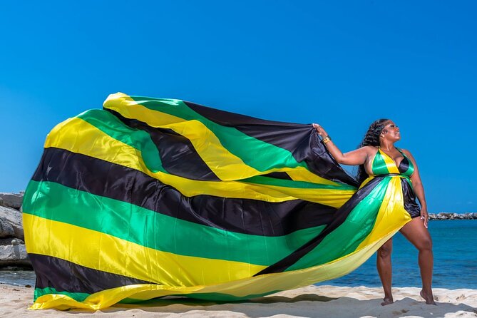 Flying Dress Photoshoot at Doctors Cave Beach Montego Bay Jamaica - Why the private format matters