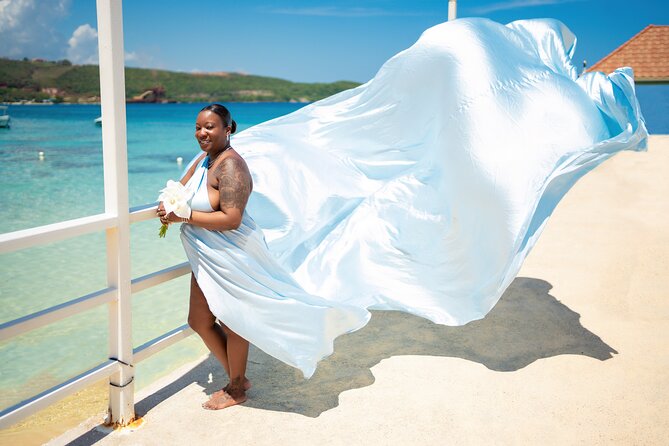 Flying Dress Photoshoot in Jamaica - Who will get the most from it