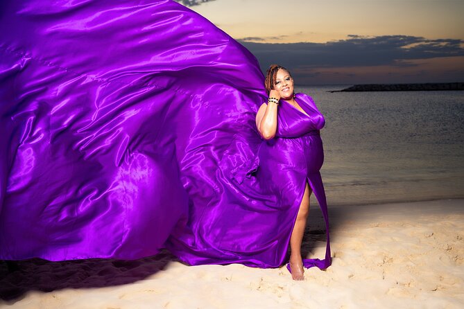 Flying Dress Photoshoot in Jamaica - Choosing the flying dress