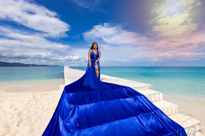Flying dress session - The dress and the flying effect