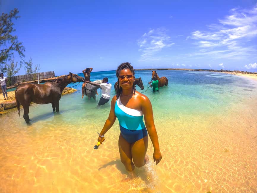 From Falmouth: Horseback Ride and Swim Beach Trip - Getting Ready at Sand N Saddle