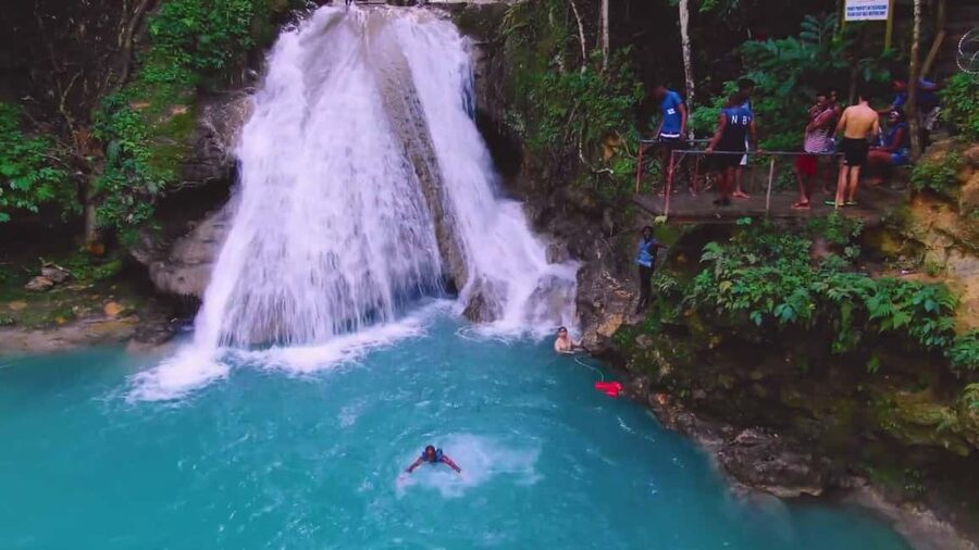 From Montego Bay: Blue Hole Waterfall Experience - Choosing between swimming, jumping, and the rope swing