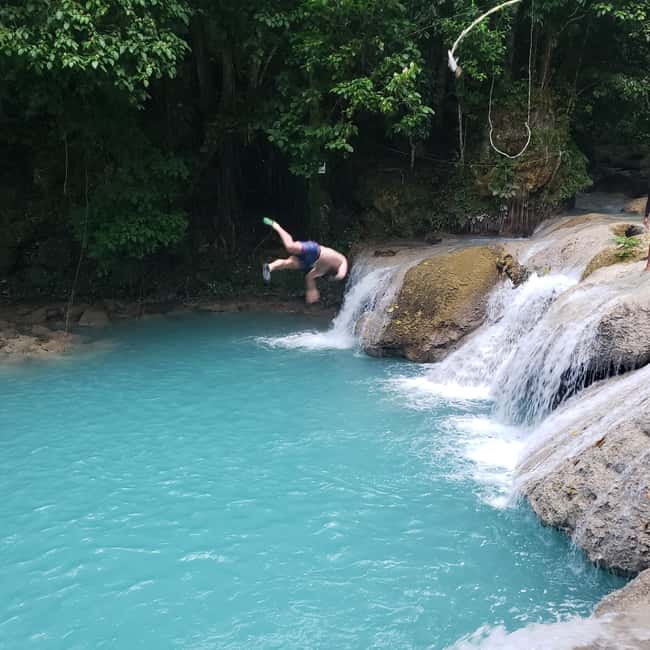 From Ocho Rios: Blue Hole Secret Waterfall & Highlight Tour - What happens beside the falls