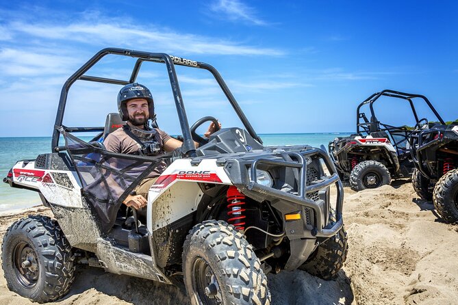 Full Day Jamwest Adventure Park with Welcome Drink - Quad bikes and dune buggies for the muddy option