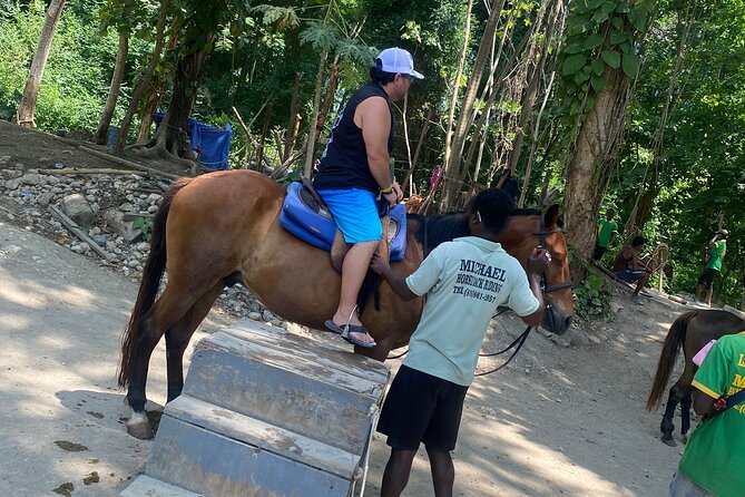 Full Day Rafting, Horse Back Riding and Blue Hole in Jamaica - Weather, participation, and cancellation rules