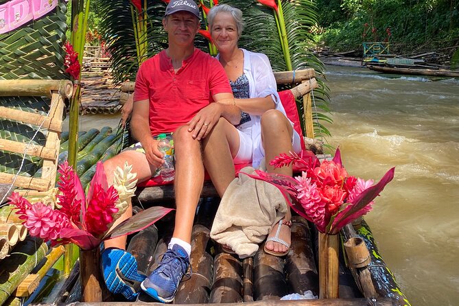 Great River Rafting - Limestone Foot Massage and ATV Rides From Montego Bay - Floating Down the Great River on Bamboo