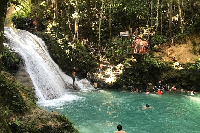 Horseback Ride, Blue Hole, Secret Falls, River Rafting & Tubing - Cool Blue Hole and Secret Falls