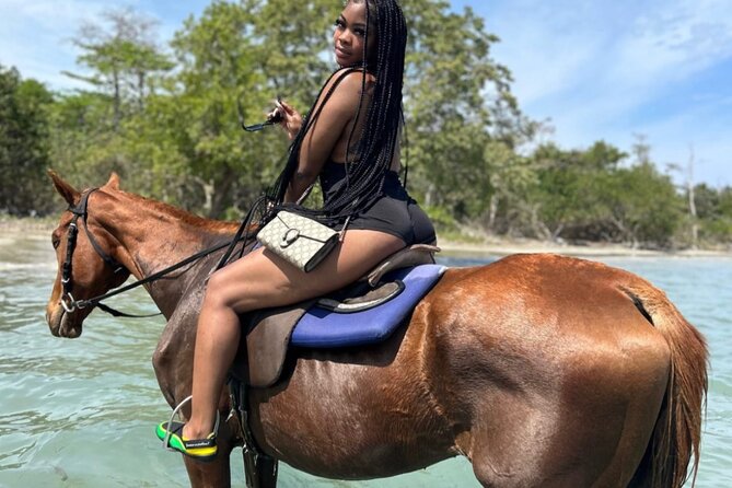 Horseback Ride , Dunns River Falls & Blue Hole From Montego Bay - Blue Hole’s swimming pools, swings, and jumps