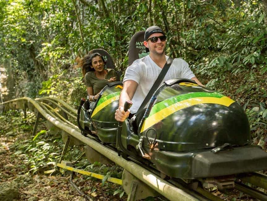Jamaica Bobsled and Zip Line Adventure Tour - The 1,000-meter bobsled ride is the star