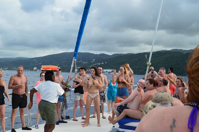 Jamaica Dunn's River Falls Party Cruise with Snorkeling - What $133.34 buys you