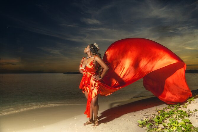 Jamaica Flying Dress Photoshoots - Flexible timing helps you fit the shoot into a larger trip