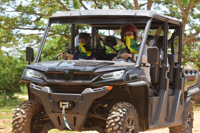 Jamwest ATV Off-Road Adventure & Zipline Combo in Negril - Riding the countryside, beach, and rougher sections