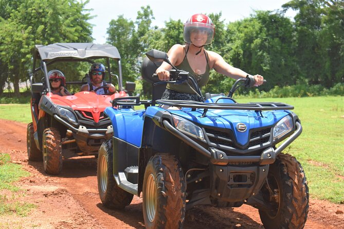 Jamwest ATV Tour to Salmon Point from Negril - Starting at Jamwest, with a practice lap first