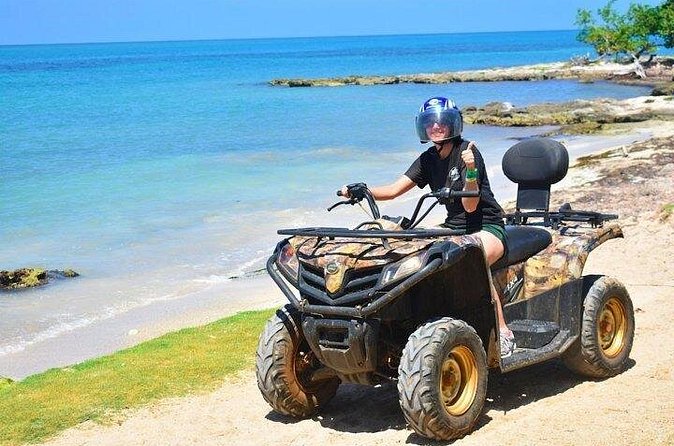Jamwest Off-Road ATV Adventure & JamCulture Tour Combo in Negril - Salmon Point and the beach portion
