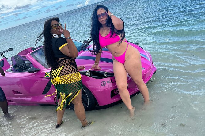 Jet Cars in Montego Bay and Private Transportation - Taking the jet car across the Caribbean Sea