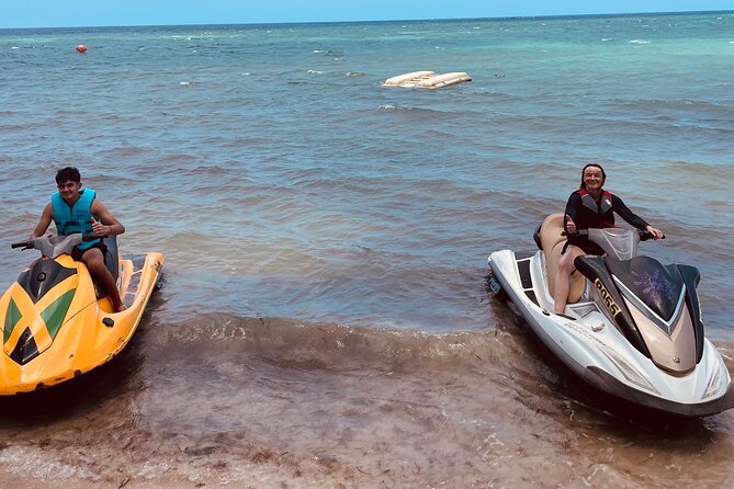 Jet-Ski with option Bamboo Rafting + Feet Massage with limestone - Tropical Bliss Beach and the 30-minute jet-ski ride