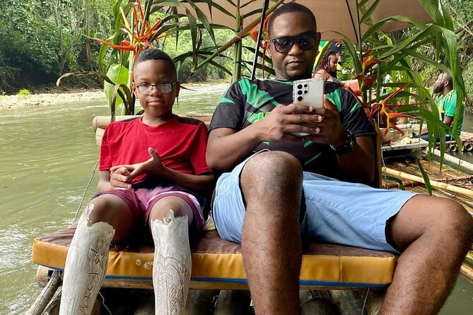 Lethe Bamboo River Rafting Tour - Jamaica's Vibest River - Boarding a 30-foot bamboo raft