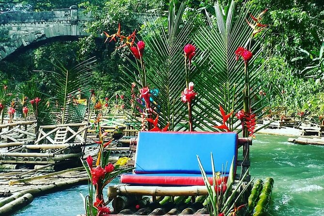 Lethe Bamboo River Rafting Tour - Jamaica's Vibest River - The limestone foot massage and fresh coconut stop