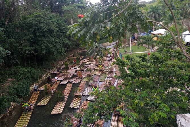 Lethe River Rafting Travel from Montego Bay w FREE Rum Punch - Food stops bring the outing back to local life