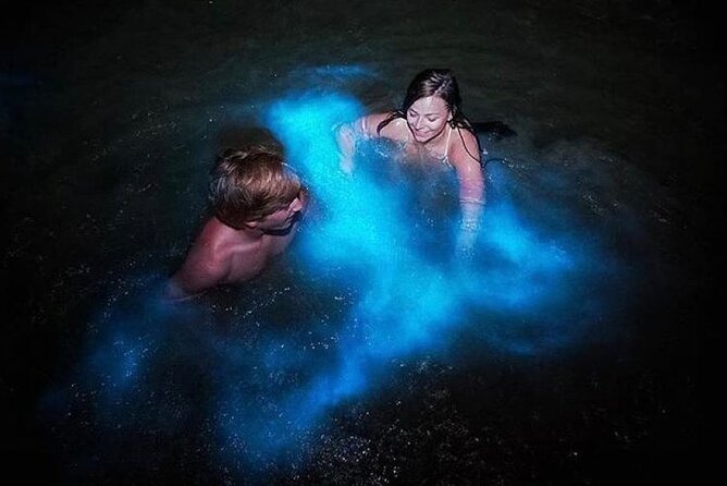 Luminous Lagoon "Glistening Waters" Tour from Grand Palladium Resorts - Getting into the lagoon