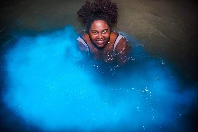 Luminous Lagoon & River Tubing Falmouth from Montego Bay/Falmouth - Entering the glowing water at Luminous Lagoon