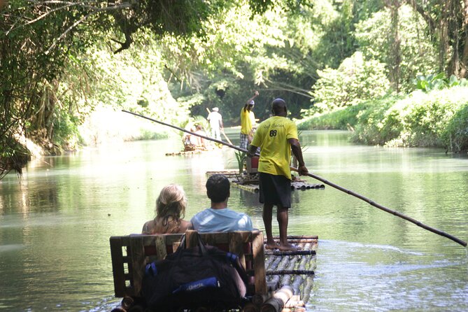 Martha Brae Rafting and Luminous Lagoon from Montego Bay and Falmouth - The fire show before the ride back