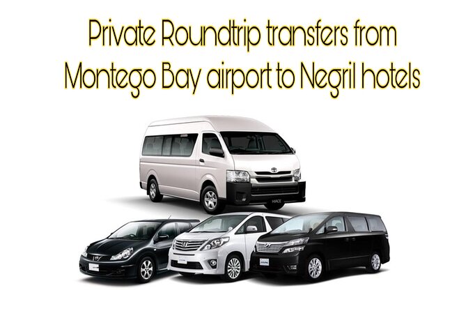 MBJ Airport Private Transfers to any Negril Hotels - A Private Ride Instead of a Shared Transfer