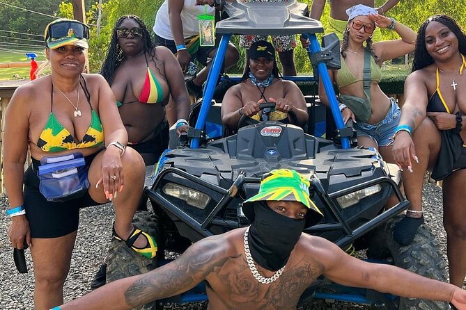 Montego Bay ATV Ride & Bamboo Rafting With Limestone Foot Massage - From river calm to ATV action
