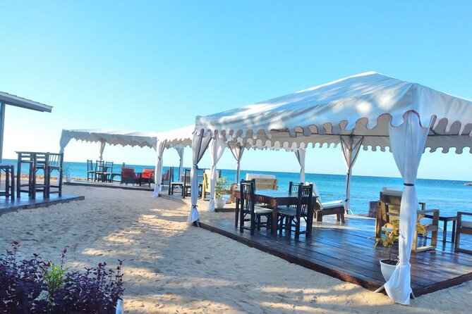 Montego Bay: Bamboo Beach Club VIP Access with Lunch & Cocktails - What comes with the four-course lunch