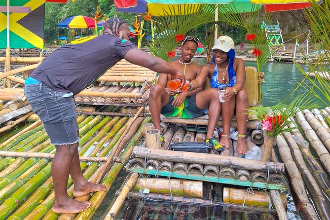 Montego Bay: Bamboo Rafting with Limestone Massage & Shopping - Returning upstream and heading to Montego Bay’s Hip Strip