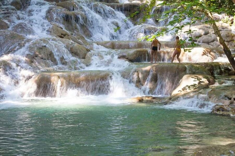 Montego Bay: Chuck Norris Falls & Dunn's River Falls Tour - The north coast ride to the falls