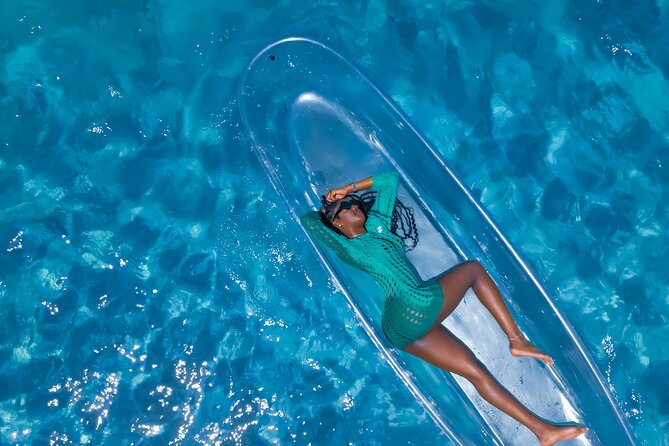 Montego Bay Clear Water Kayak Drone Photo and Video Shoot - Drone photos and the Diamond in the Sky view