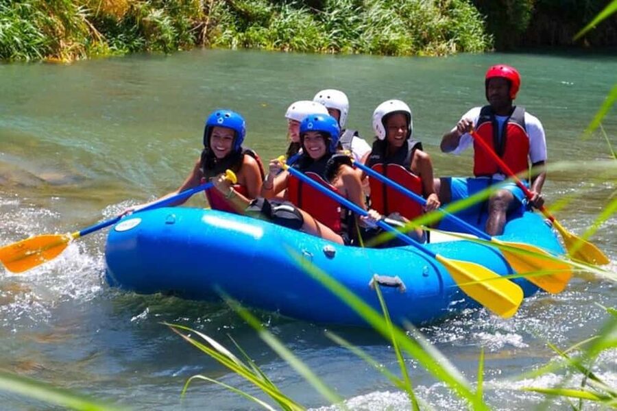 Montego Bay: Dunn's River Falls and River Rapids Adventure - Choosing your ride on the Rio Bueno