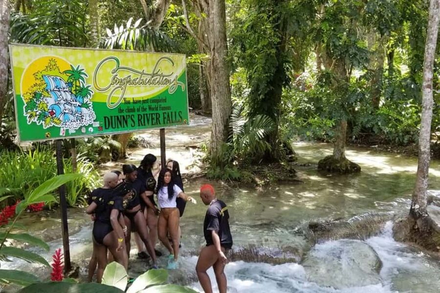 Montego Bay: Dunn's River Falls and River Rapids Adventure - Climbing the 155-foot Dunn’s River Falls