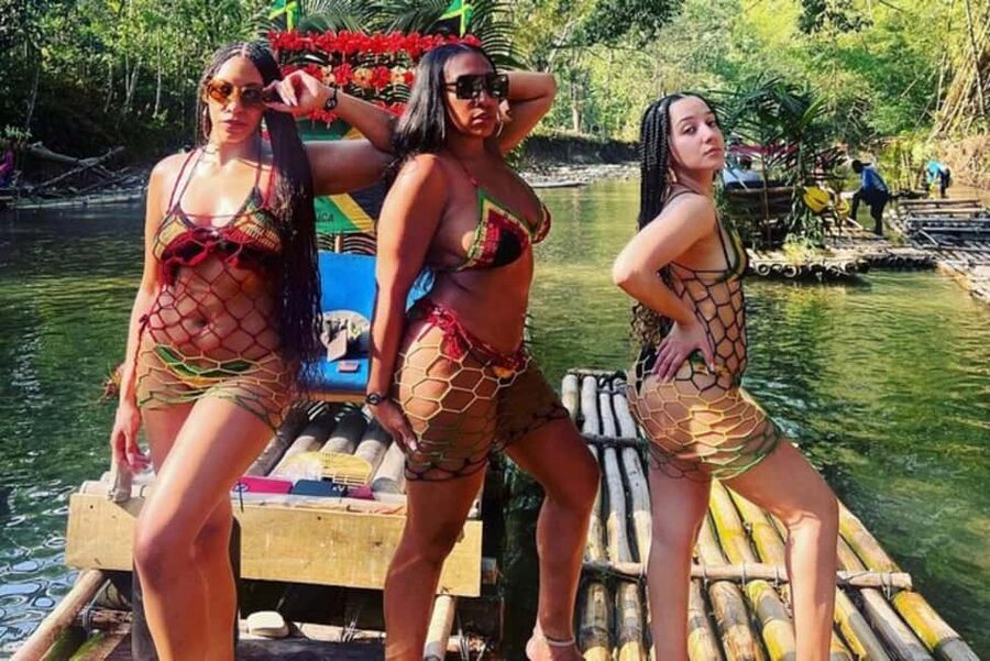 Montego Bay, Jamaica: Bamboo Rafting with Foot Massage - Who will enjoy this most?